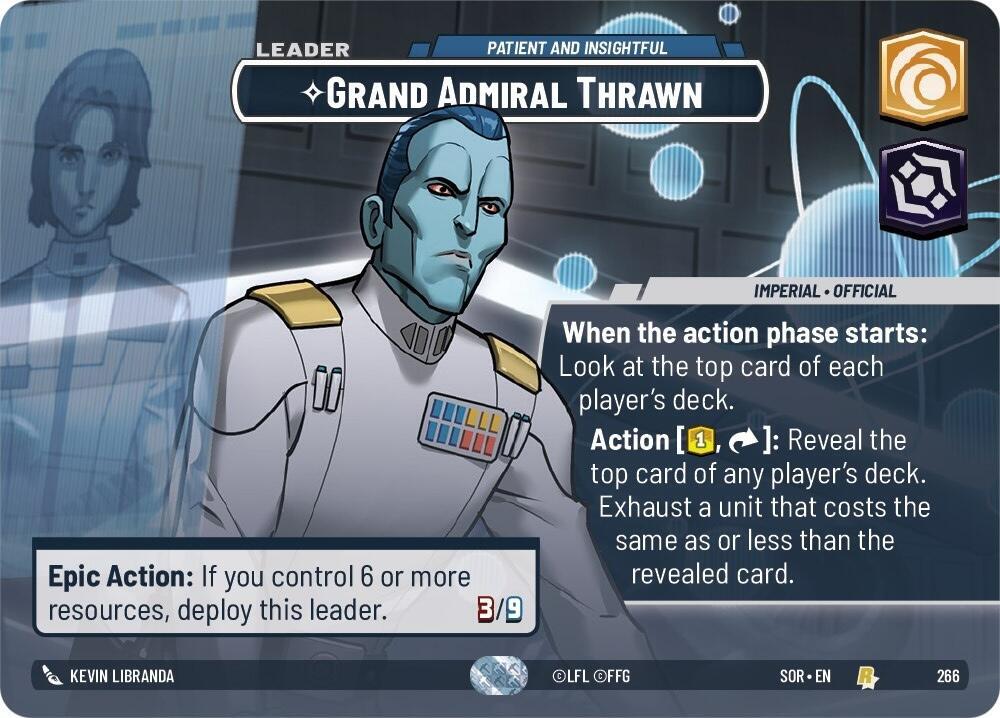 Grand Admiral Thrawn - Patient and Insightful (Showcase) card image