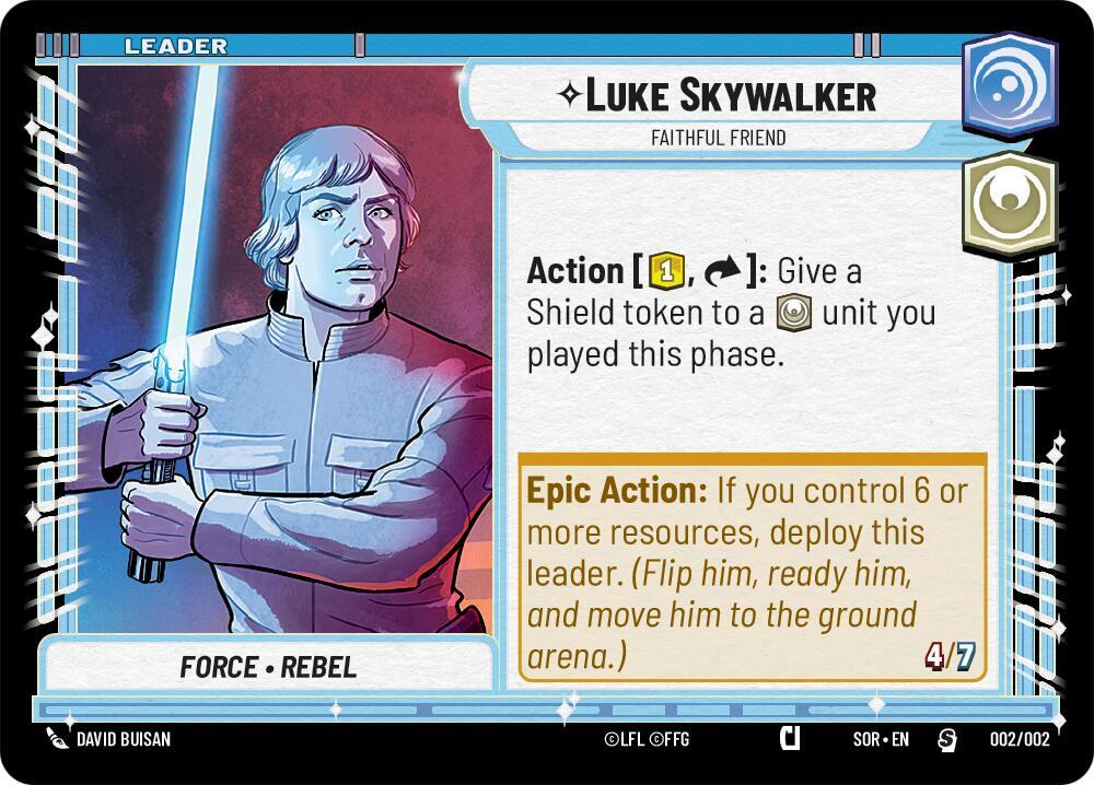 Luke Skywalker - Faithful Friend card image
