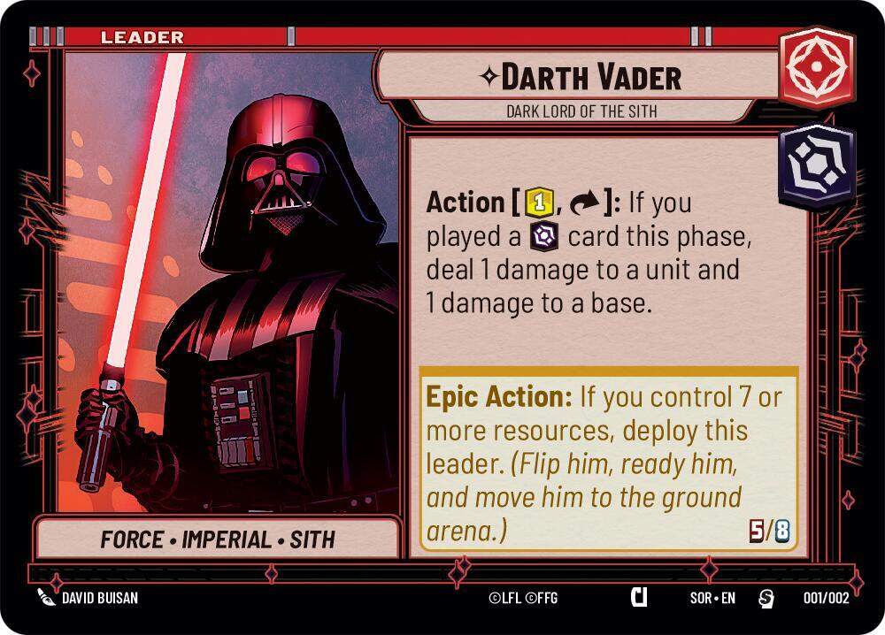 Darth Vader - Dark Lord of the Sith card image