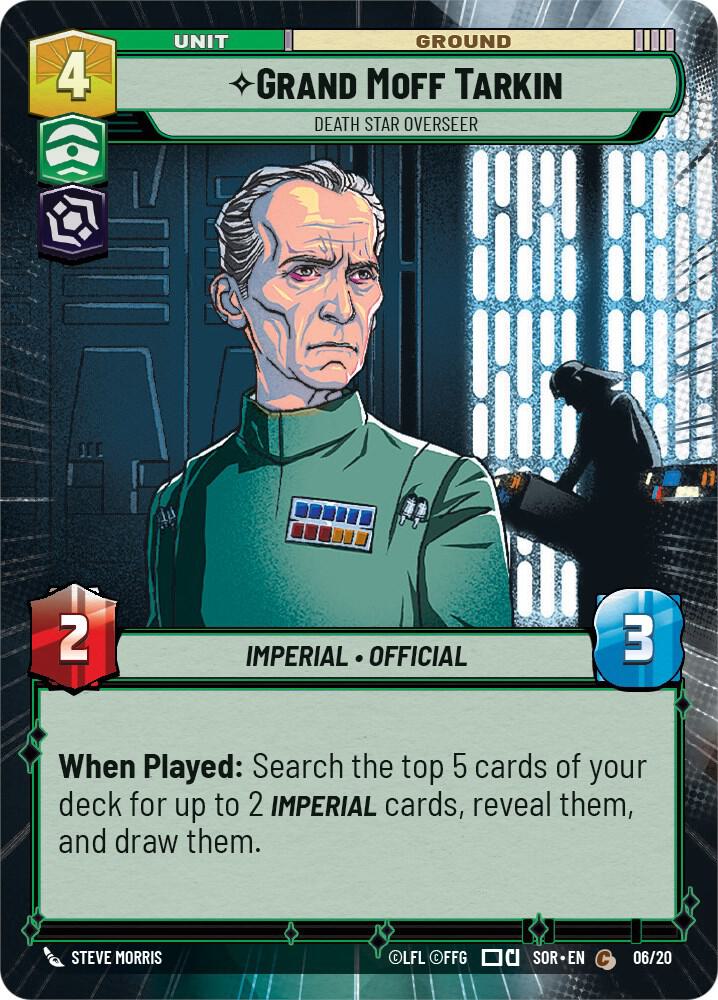 Grand Moff Tarkin - Death Star Overseer (Hyperspace) card image