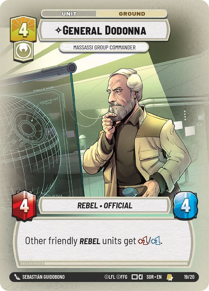 General Dodonna - Massassi Group Commander card image