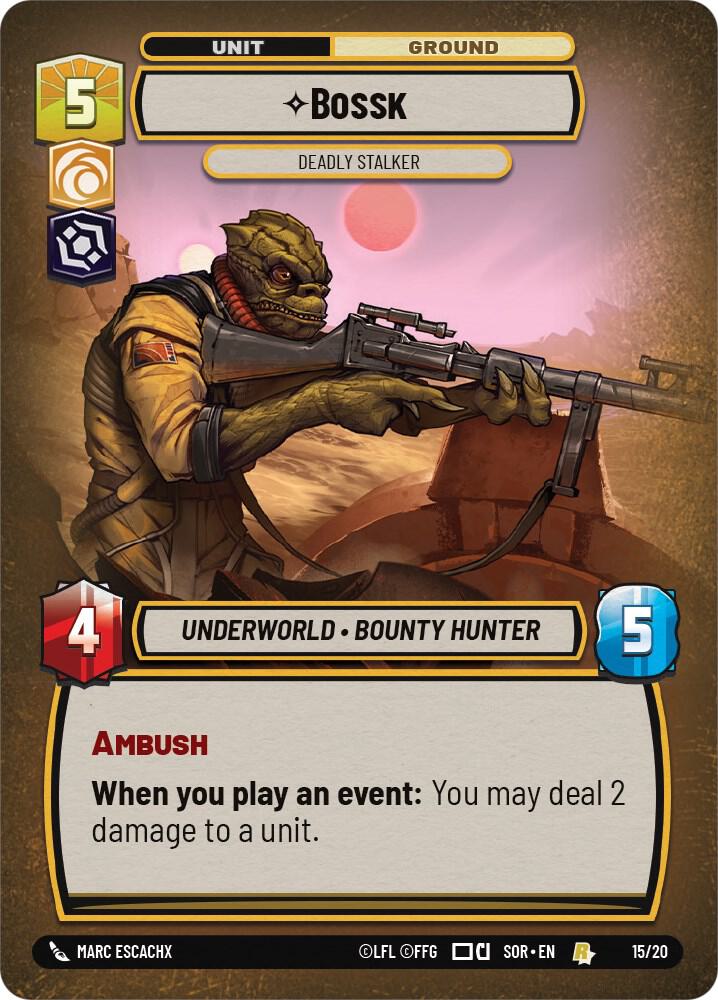 Bossk - Deadly Stalker card image