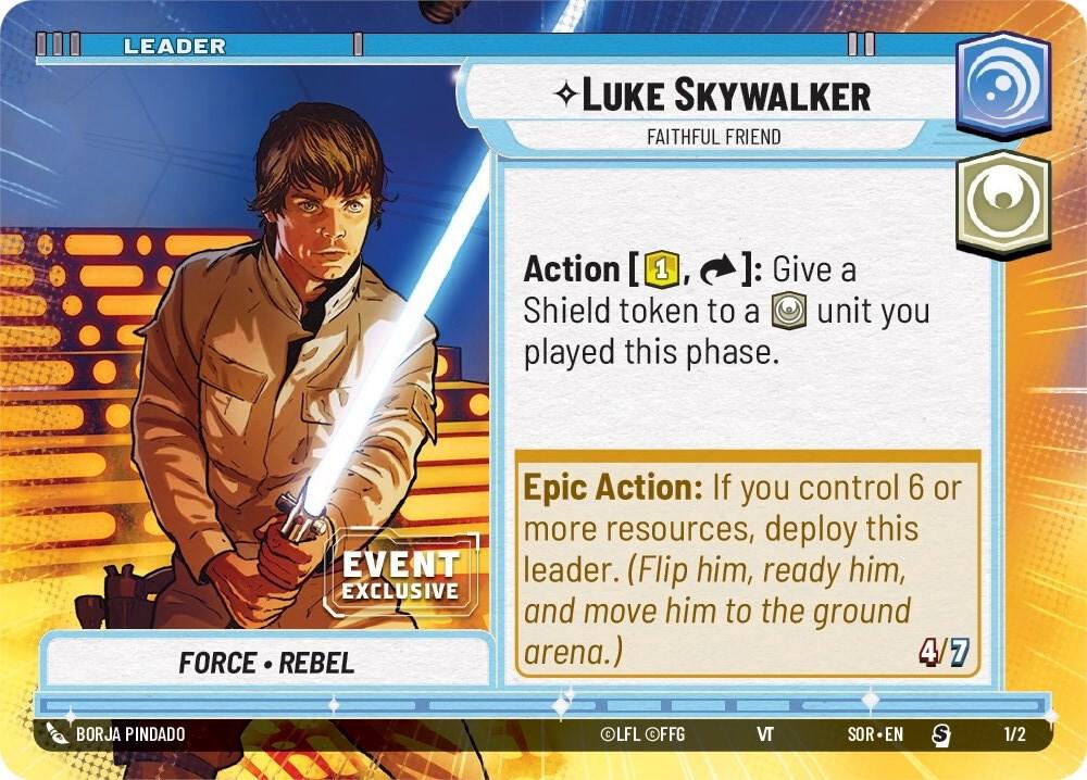 Luke Skywalker - Faithful Friend (Hyperspace) card image