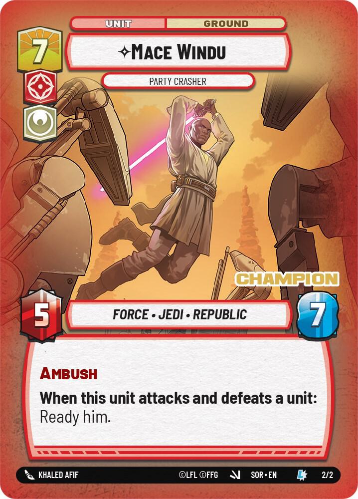 Mace Windu - Party Crasher (Champion) card image
