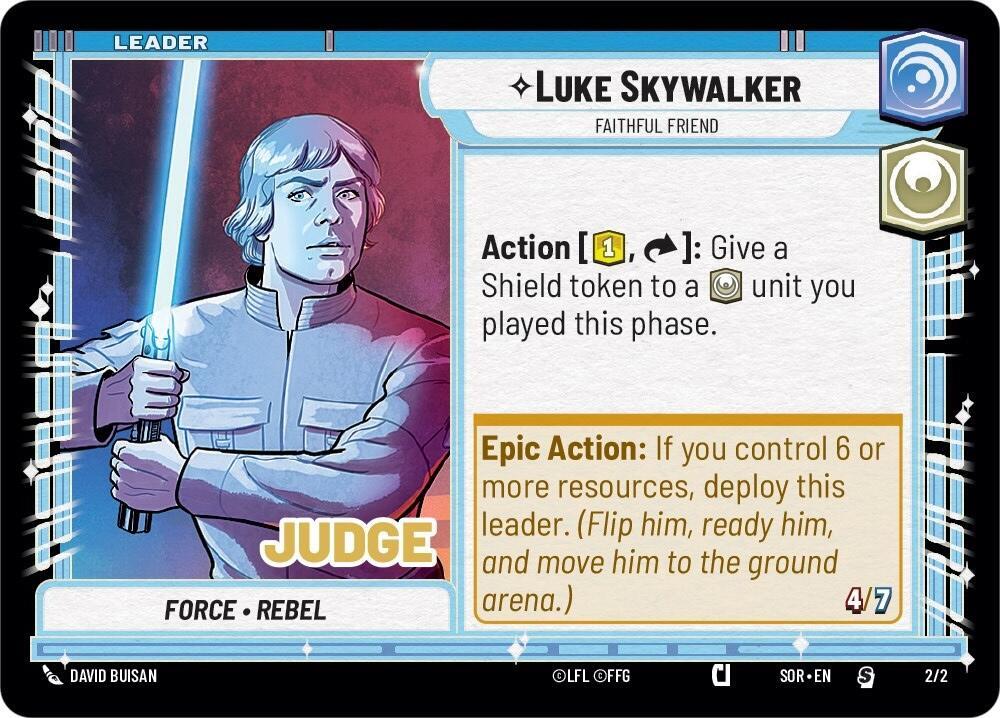 Luke Skywalker - Faithful Friend card image