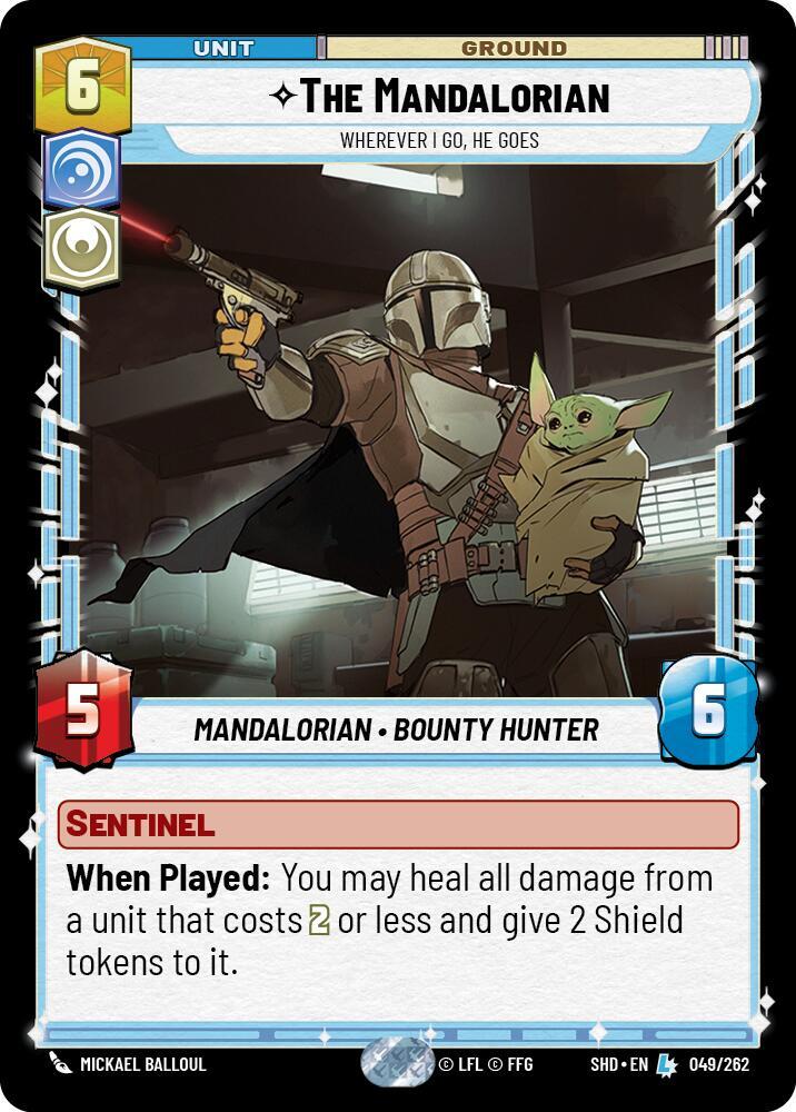 The Mandalorian - Wherever I Go, He Goes card image