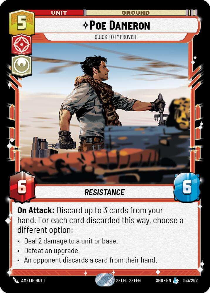 Poe Dameron - Quick to Improvise card image
