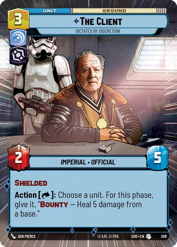 The Client - Dictated by Discretion (Hyperspace) card image