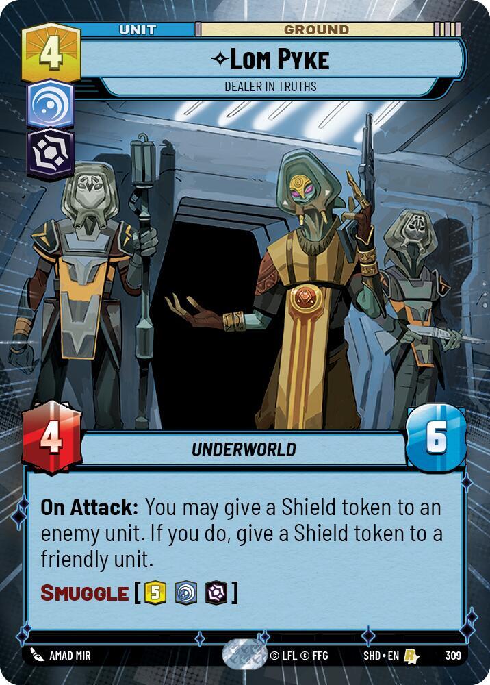 Lom Pyke - Dealer in Truths (Hyperspace) card image