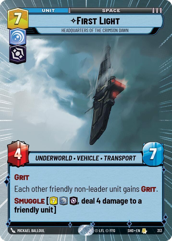 First Light - Headquarters of the Crimson Dawn (Hyperspace) card image