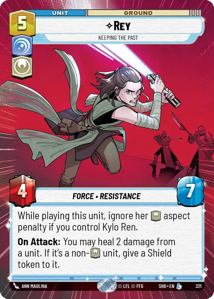 Rey - Keeping the Past (Hyperspace) card image
