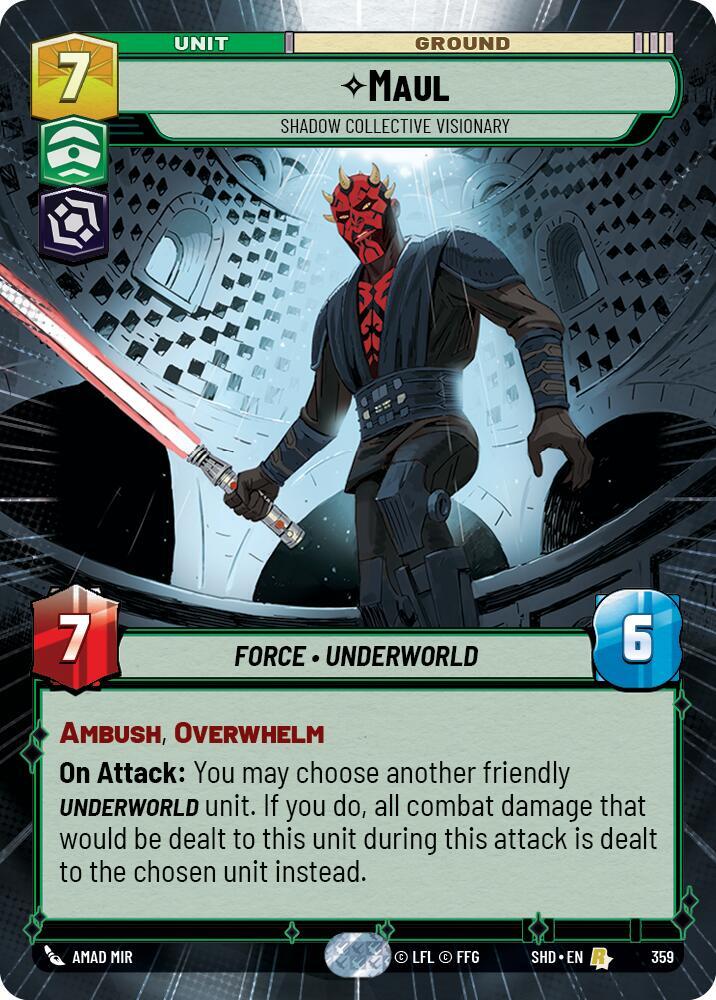 Maul - Shadow Collective Visionary (Hyperspace) card image