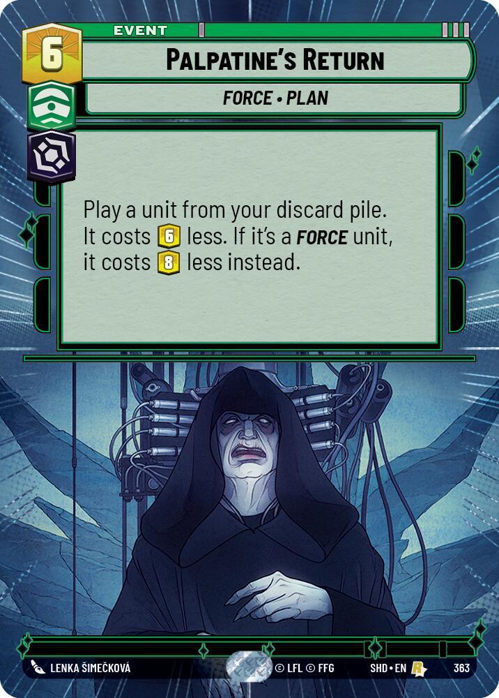 Palpatine's Return (Hyperspace) card image