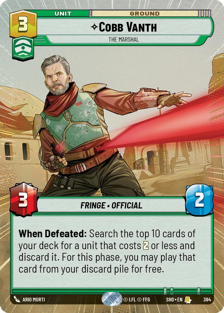 Cobb Vanth - The Marshal (Hyperspace) card image