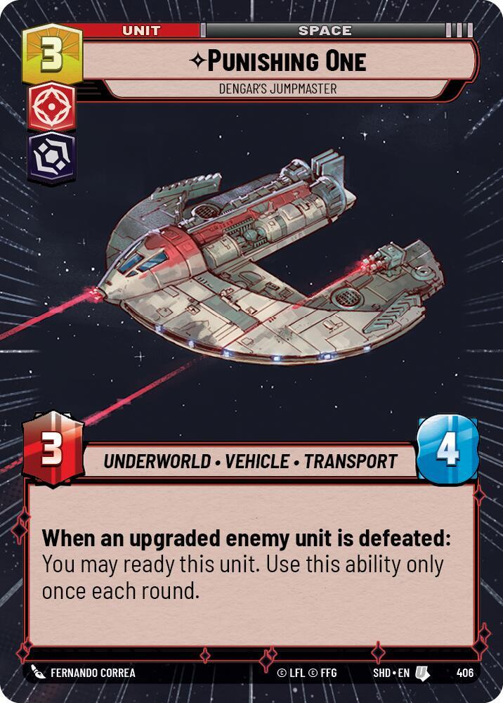 Punishing One - Dengar's Jumpmaster (Hyperspace) card image