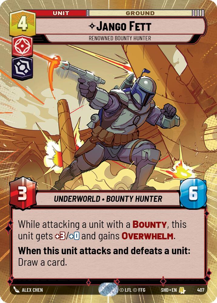 Jango Fett - Renowned Bounty Hunter (Hyperspace) card image