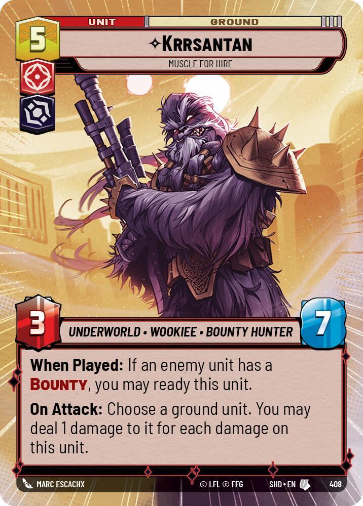Krrsantan - Muscle for Hire (Hyperspace) card image
