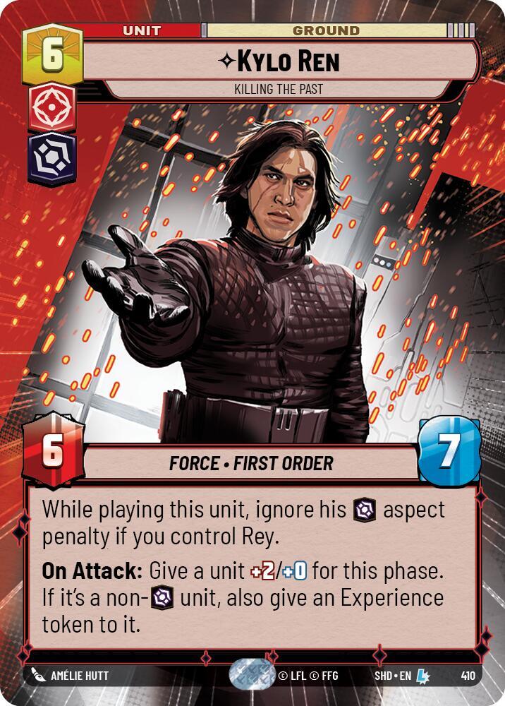 Kylo Ren - Killing the Past (Hyperspace) card image