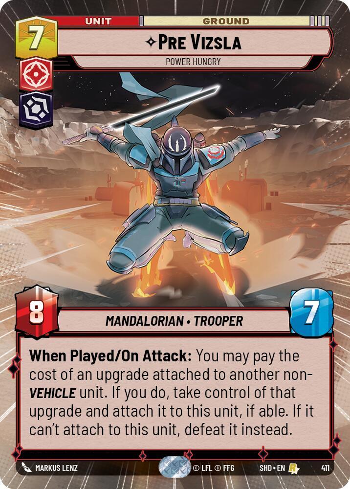 Pre Vizsla - Power Hungry (Hyperspace) card image