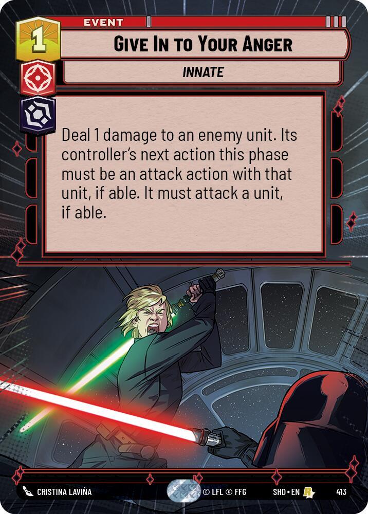 Give In to Your Anger (Hyperspace) card image