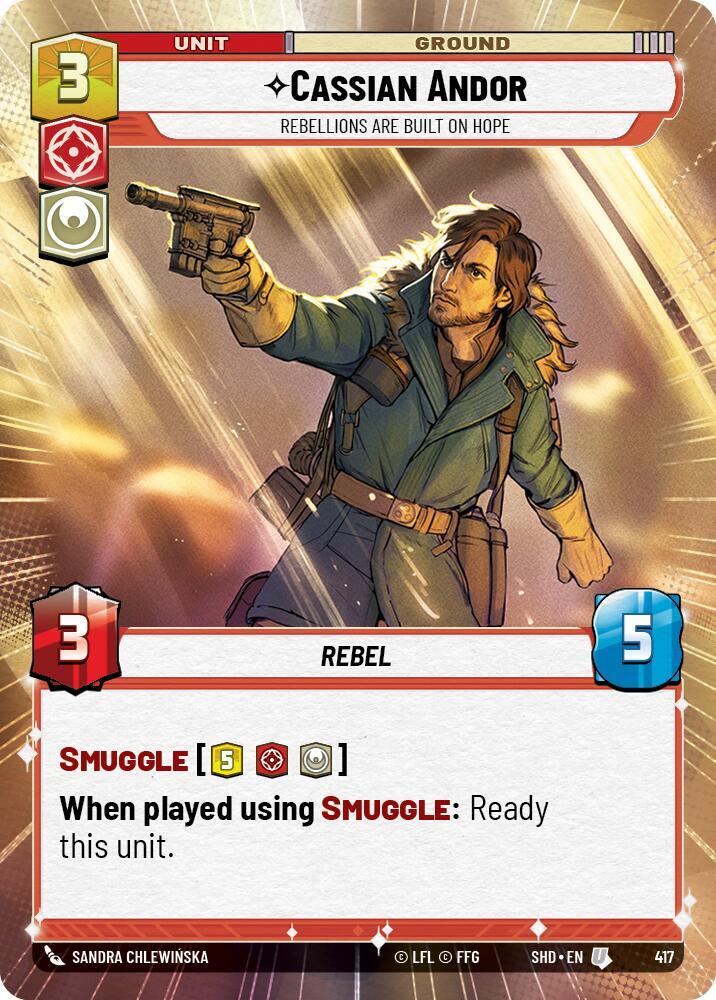 Cassian Andor - Rebellions Are Built On Hope (Hyperspace) card image