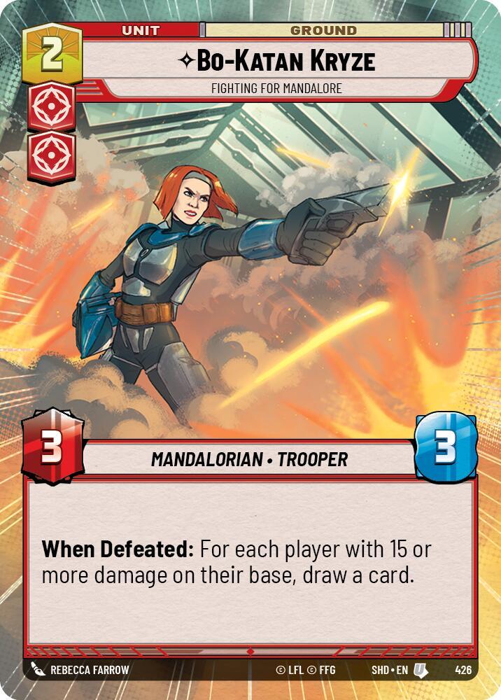 Bo-Katan Kryze - Fighting For Mandalore (Hyperspace) card image