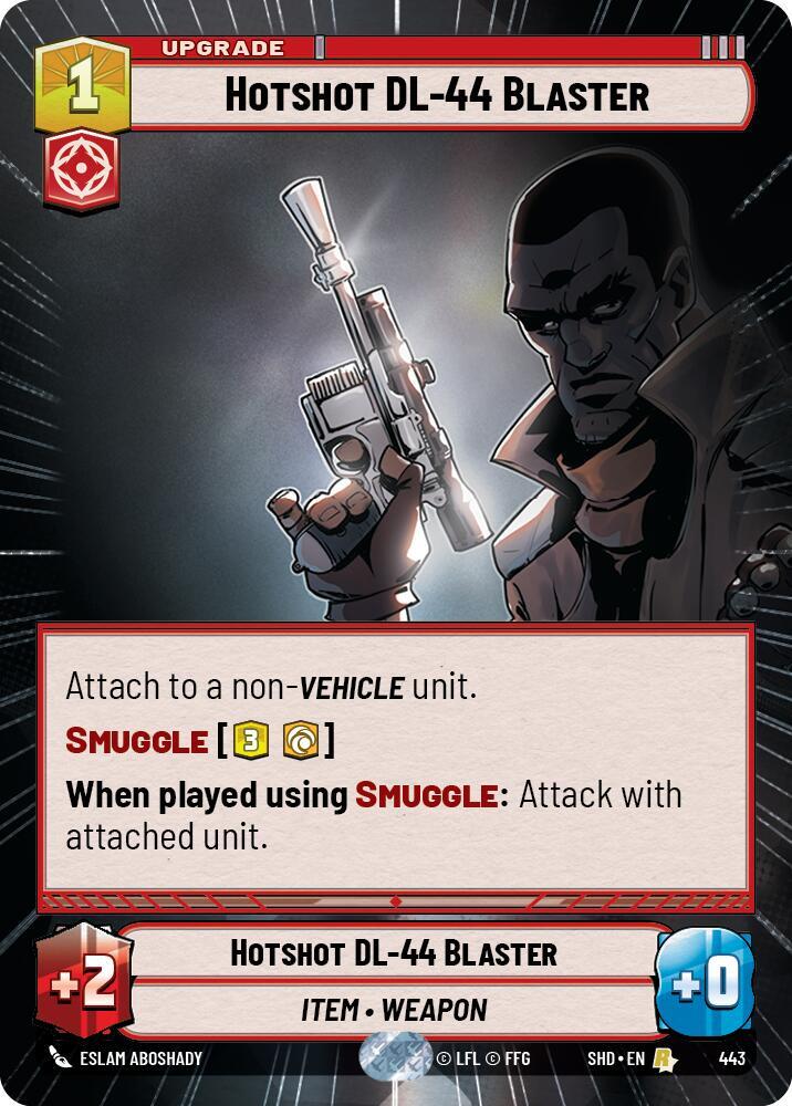 Hotshot DL-44 Blaster (Hyperspace) card image