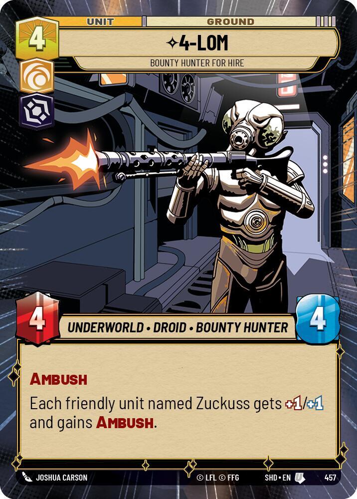 4-LOM - Bounty Hunter for Hire (Hyperspace) card image