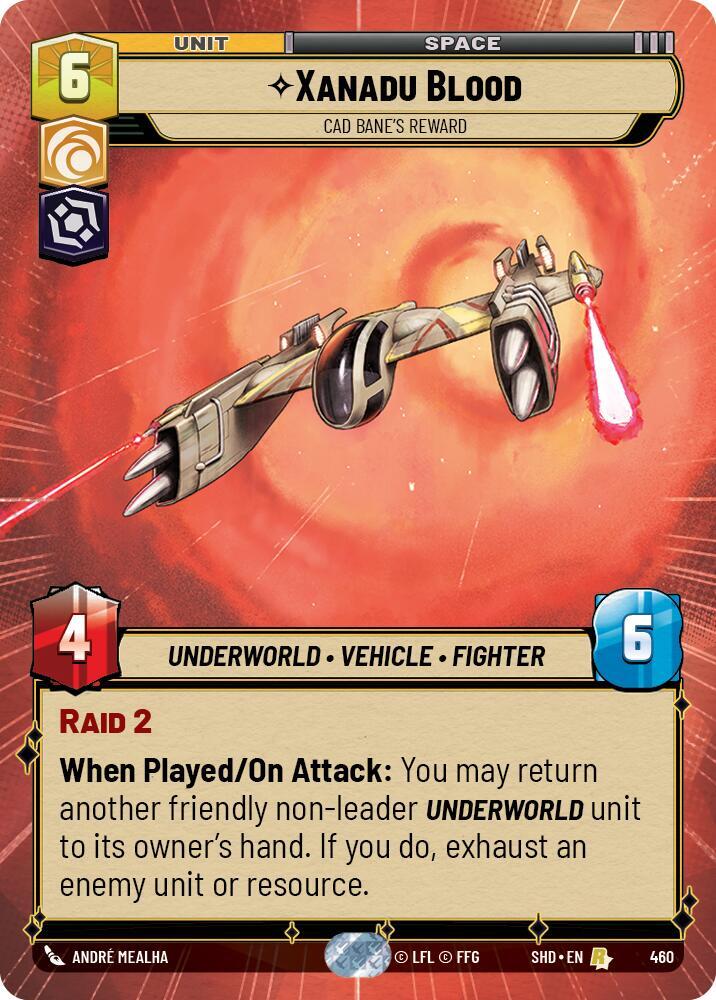 Xanadu Blood - Cad Bane's Reward (Hyperspace) card image