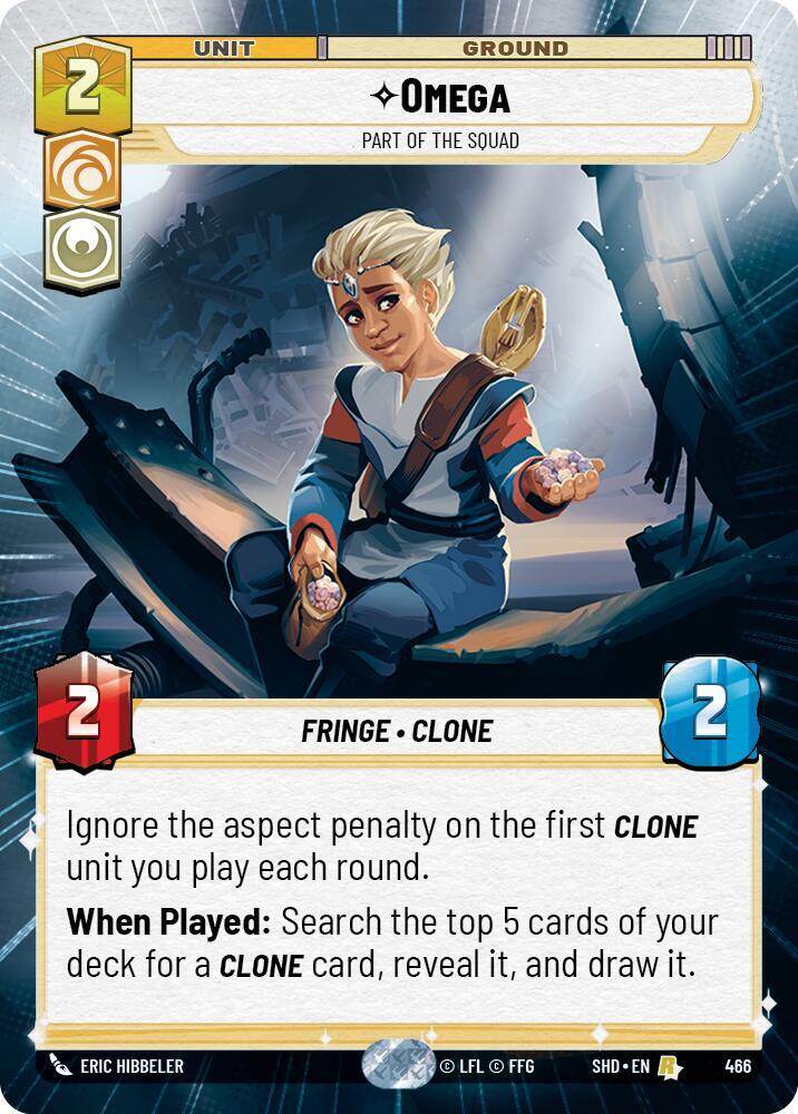 Omega - Part of the Squad (Hyperspace) card image