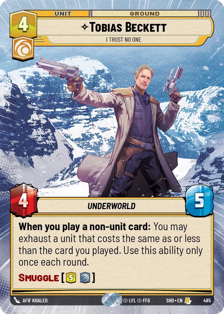 Tobias Beckett - I Trust No One (Hyperspace) card image