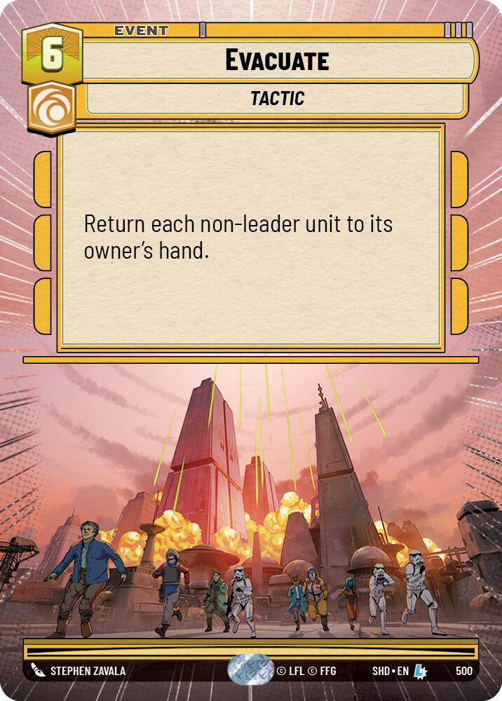 Evacuate (Hyperspace) card image