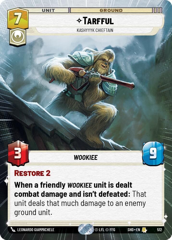Tarfful - Kashyyyk Chieftain (Hyperspace) card image