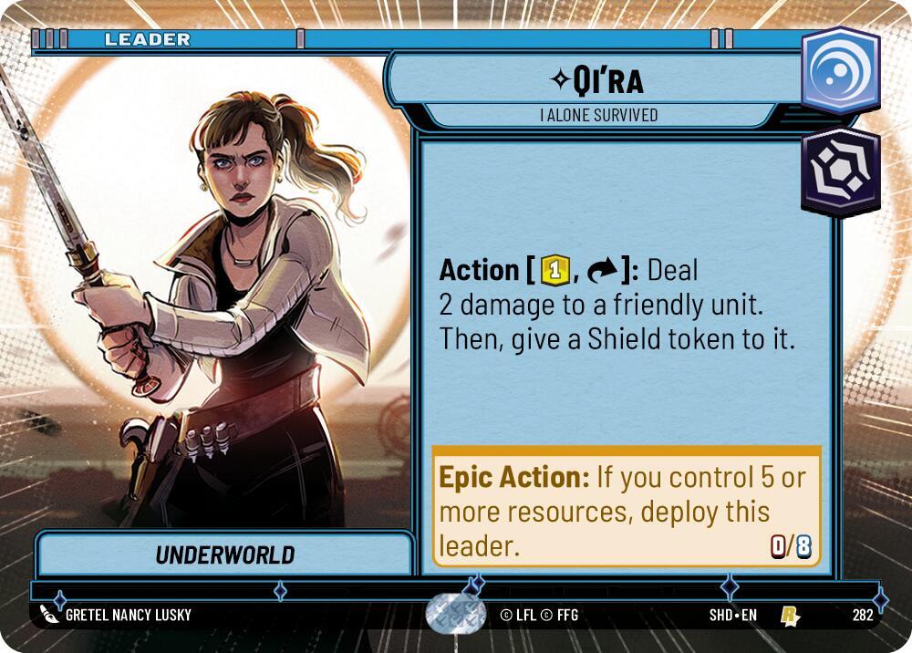 Qi'ra - I Alone Survived (Hyperspace) card image