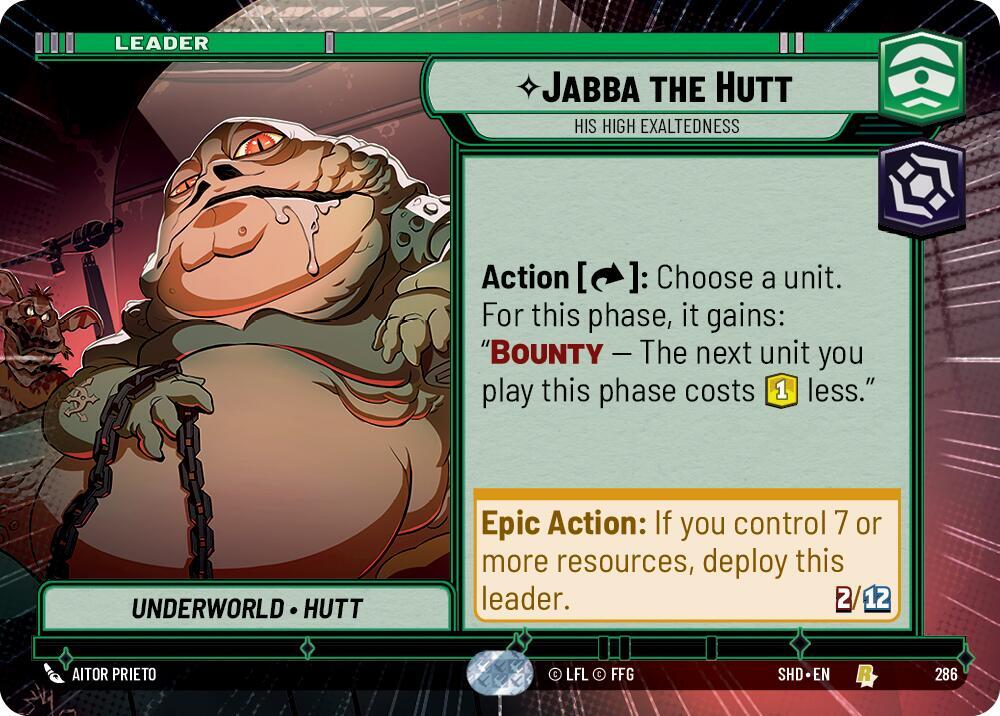 Jabba the Hutt - His High Exaltedness (Hyperspace) card image