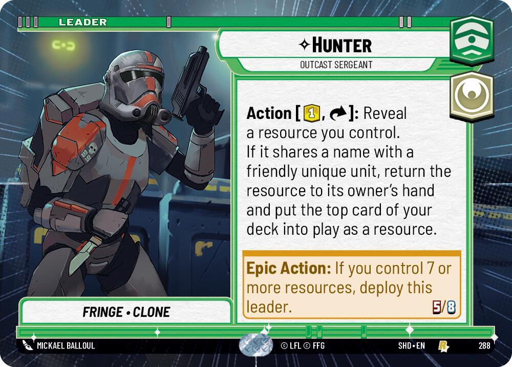 Hunter - Outcast Sergeant (Hyperspace) card image