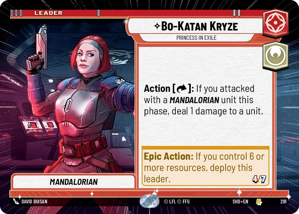 Bo-Katan Kryze - Princess in Exile (Hyperspace) card image