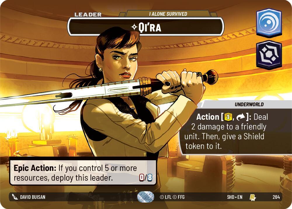 Qi'ra - I Alone Survived (Showcase) card image