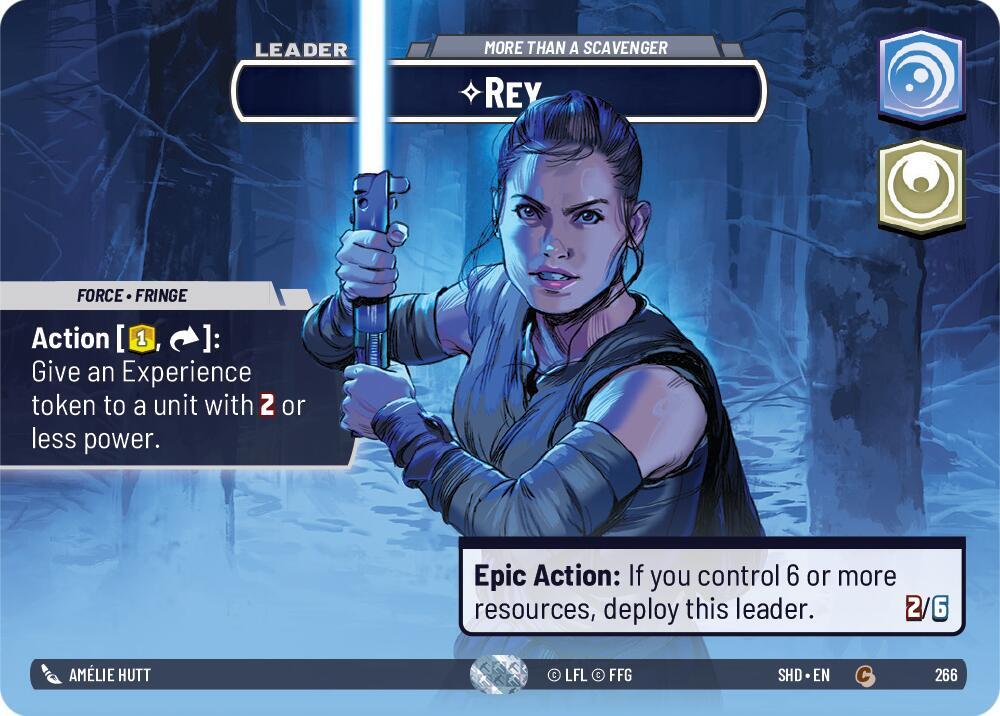 Rey - More Than a Scavenger (Showcase) card image