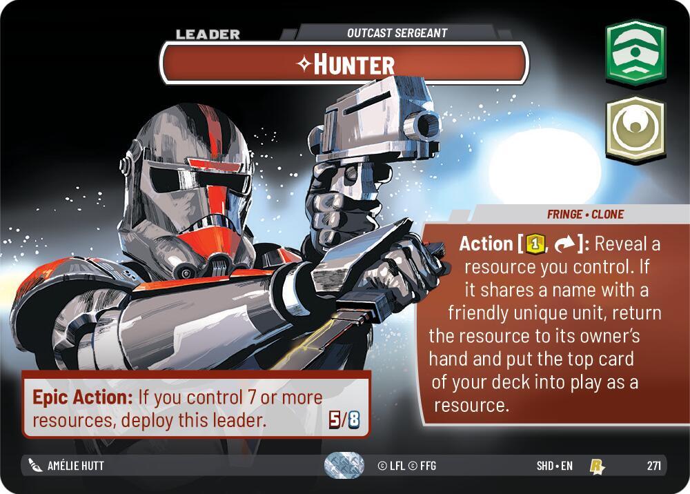 Hunter - Outcast Sergeant (Showcase) card image