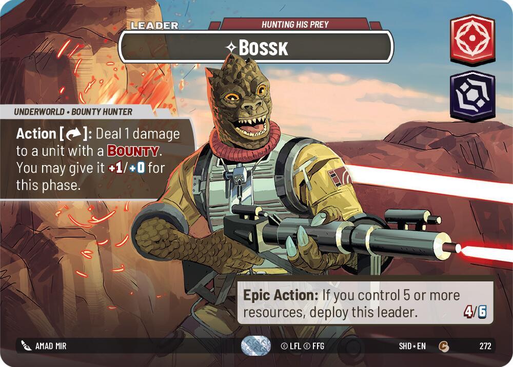 Bossk - Hunting His Prey (Showcase) card image