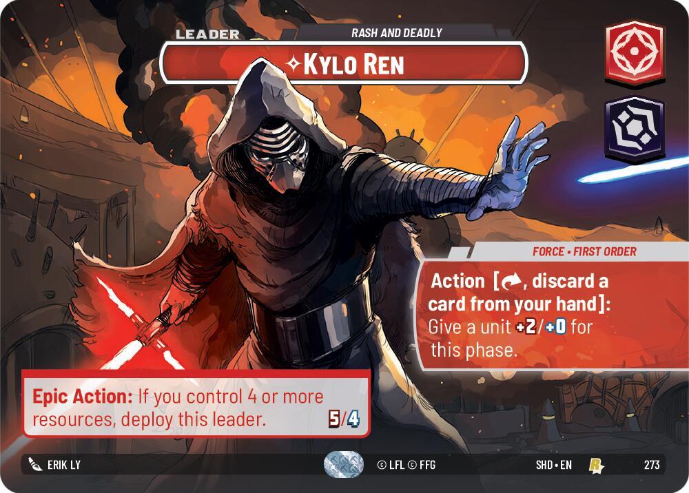Kylo Ren - Rash and Deadly (Showcase) card image