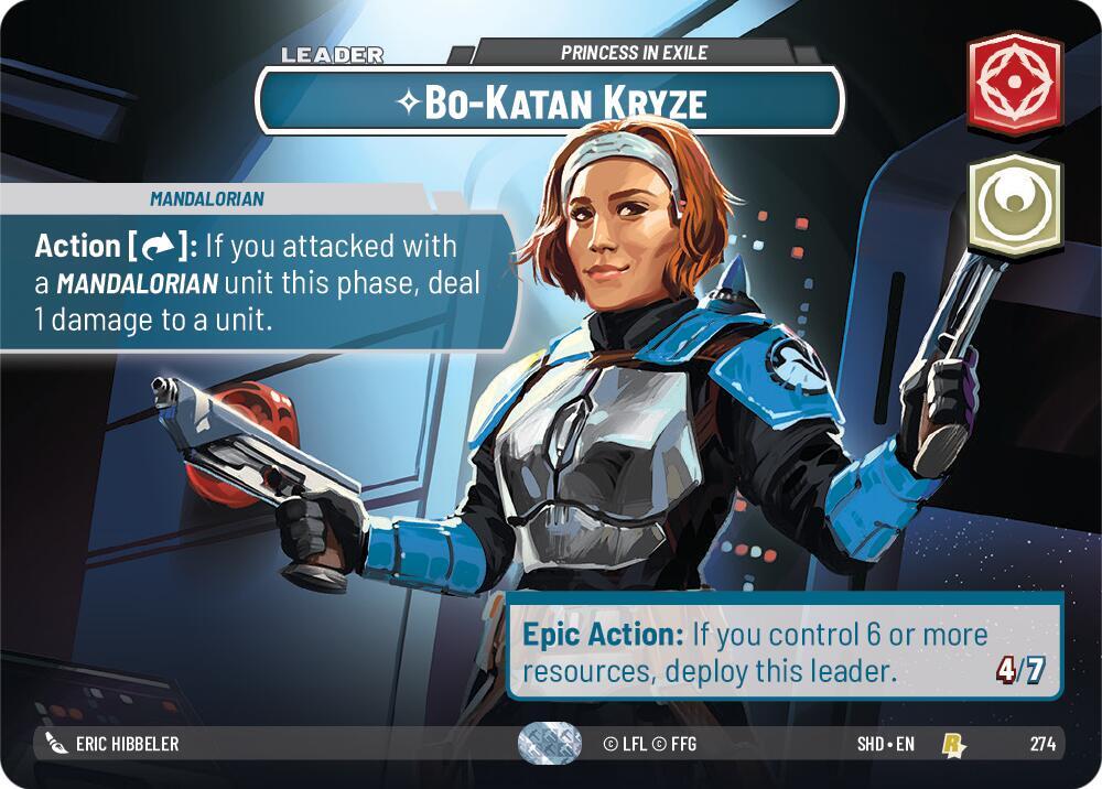 Bo-Katan Kryze - Princess in Exile (Showcase) card image
