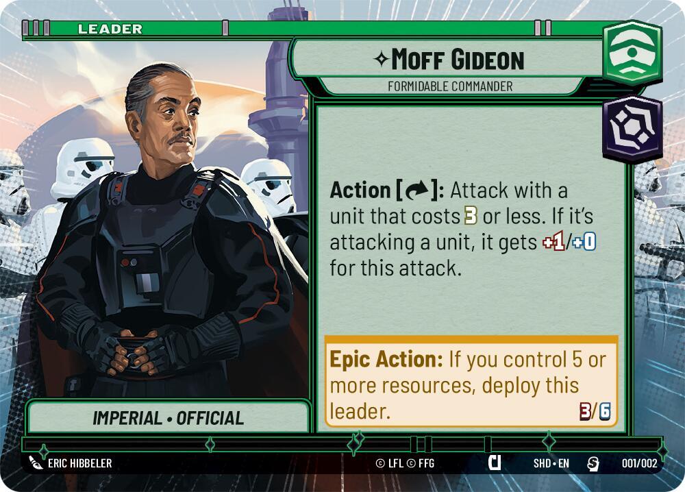 Moff Gideon - Formidable Commander (Hyperspace) card image