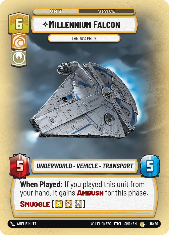 Millennium Falcon - Lando's Pride card image