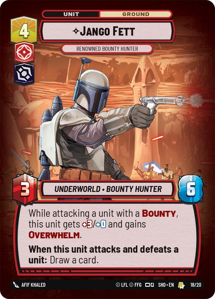 Jango Fett - Renowned Bounty Hunter card image