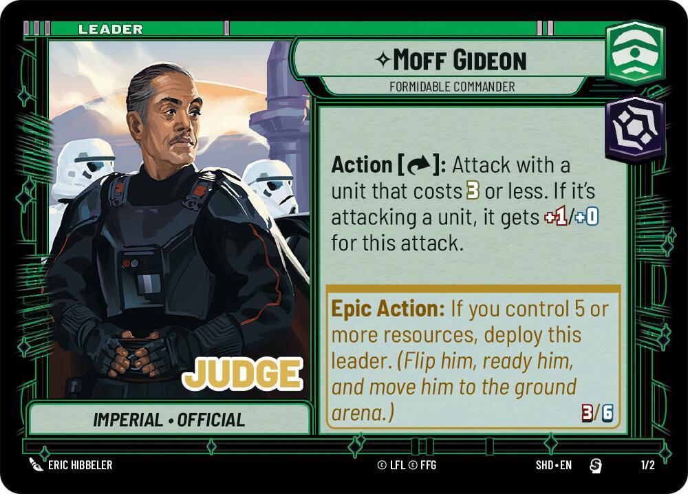 Moff Gideon - Formidable Commander card image