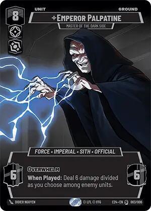 Emperor Palpatine - Master of the Dark Side card image