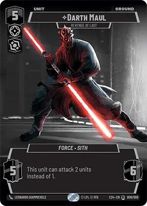 Darth Maul - Revenge at Last card image