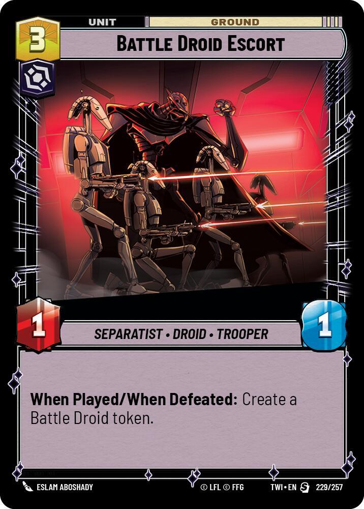 Battle Droid Escort card image